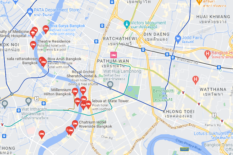 Googlemap with venue and local hotels